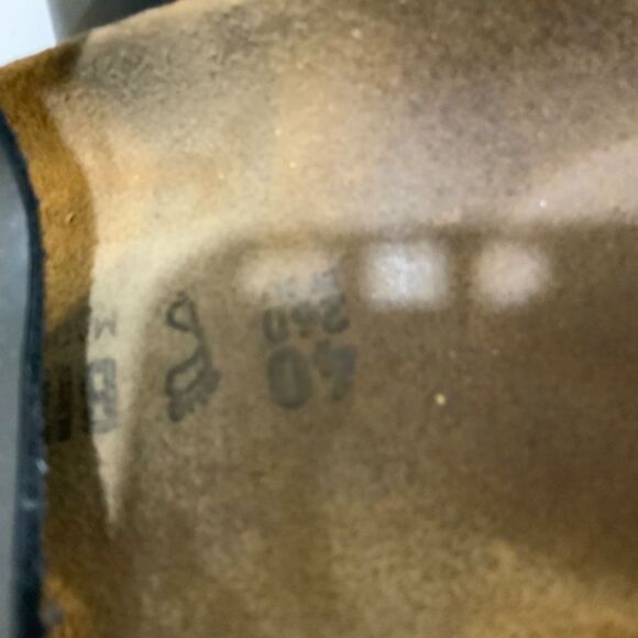 Birkenstock Gizeh Birko-flor flip-flop thong sandals 40 9 black - Picture 7 of 10